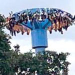 Dozens of people stuck upside down 100ft in the air on amusement park ride