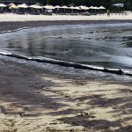 Popular beach resort closed after oil spill