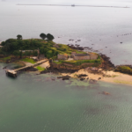 The six-acre island for sale with a private beach and 15 ghosts