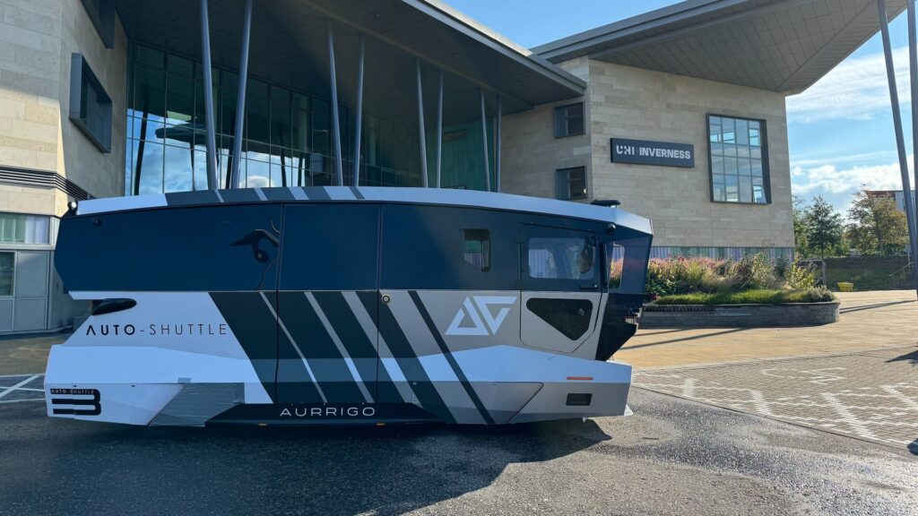 Driverless bus vandalised at university campus