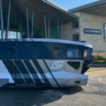 Driverless bus vandalised at university campus