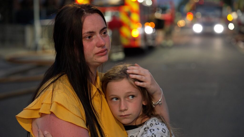 Mother who fled Dagenham tower block blaze says fire gate had been ‘padlocked shut’