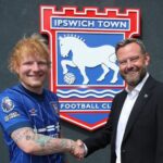 Ed Sheeran buys stake in Ipswich Town – and celebrates with tractor ride