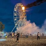 Ferris wheel catches fire at music festival – around 30 people injured