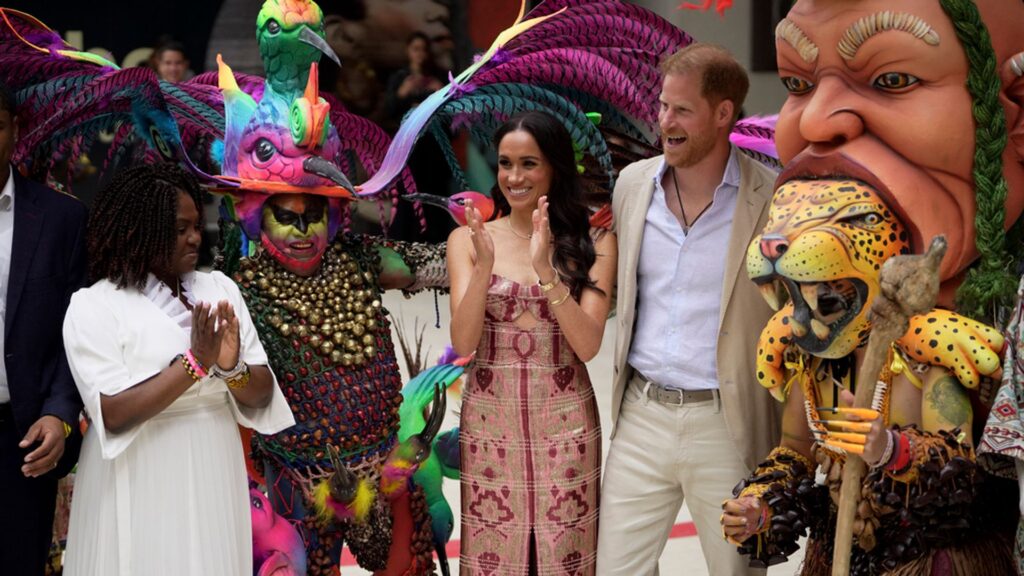 Prince Harry and Meghan arrive in Colombia after vice president ‘moved’ by Netflix documentary