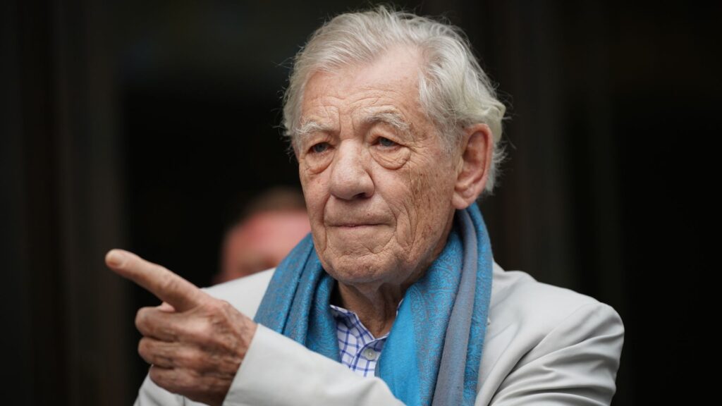 Fat suit ‘saved’ Sir Ian McKellan’s ribs after stage fall, actor reveals