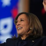 Kamala Harris pitches election as ‘fight for America’s future’ and risk of Trump ‘chaos and calamity’