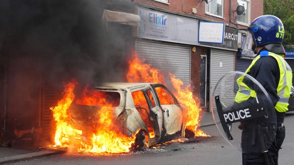 UK riots: Child, 11, arrested over Middlesbrough disorder, police say