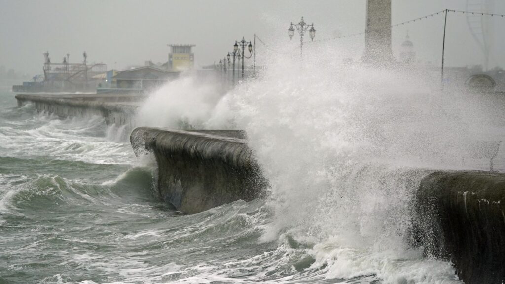 Severe weather warnings as hurricane remnants set to bring 60mph winds