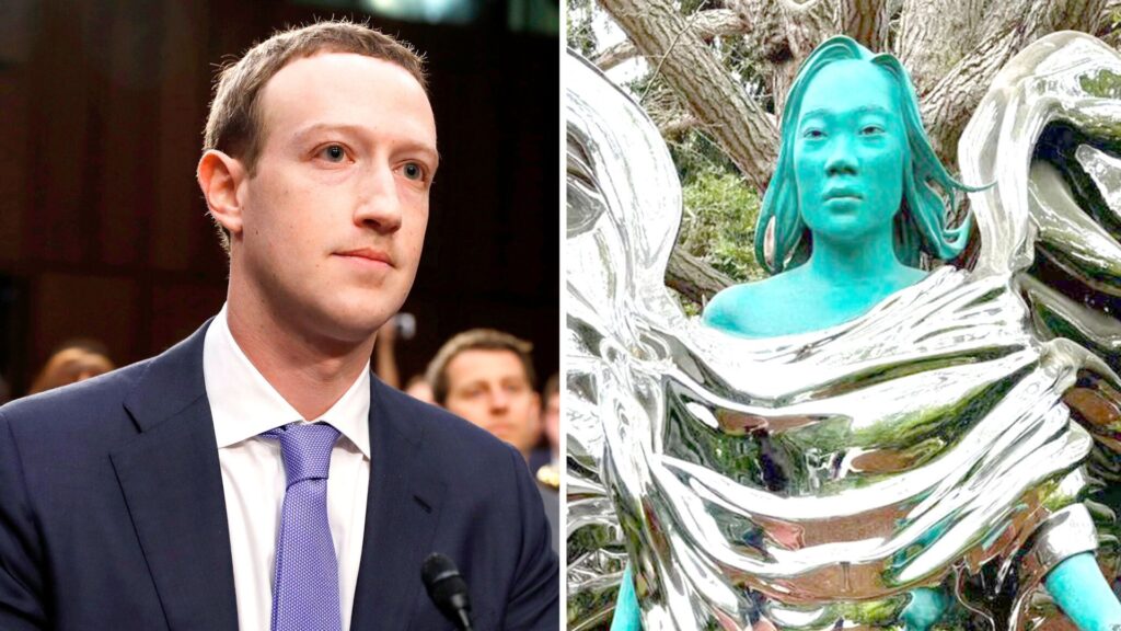 ‘Husbands everywhere are shaking’: Zuckerberg reveals giant statue of wife