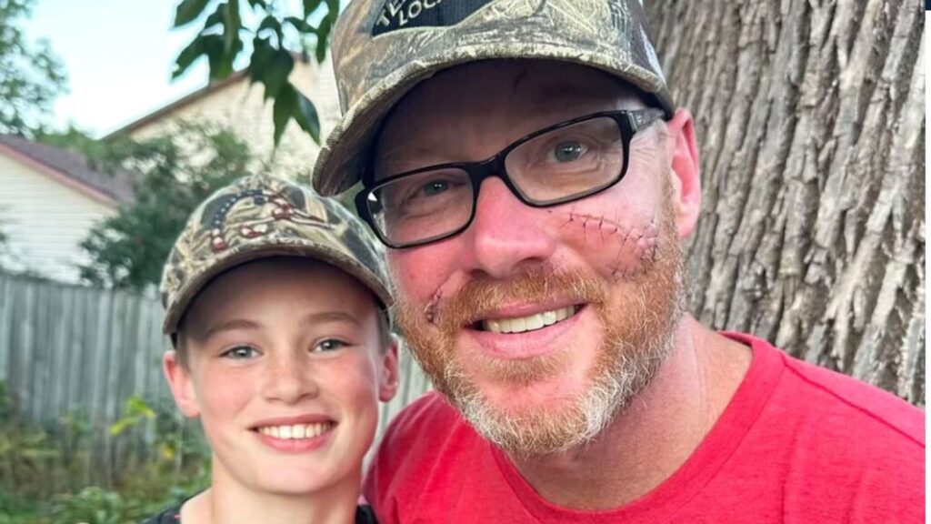 ‘Hero’ 12-year-old saves dad from bear mauling