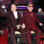 Sir Elton John makes first public appearance since revealing ‘limited vision’