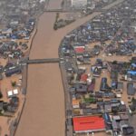 One killed and several missing in Japan as heavy rain and floods hit region