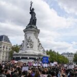 Protests in France to support woman allegedly drugged by husband and raped by strangers