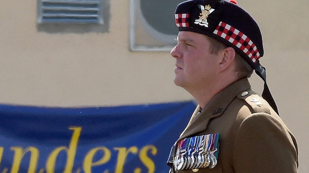 Top army officer who carried Prince Philip’s coffin given suspended prison sentence for ‘unacceptable behaviour’