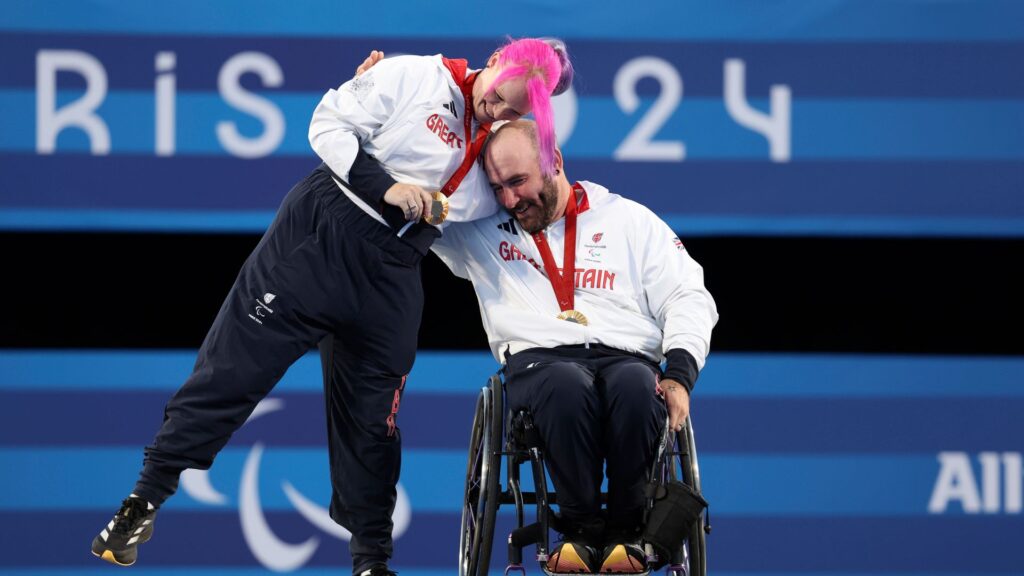 Pregnant ParalympicsGB archer wins gold to claim second medal