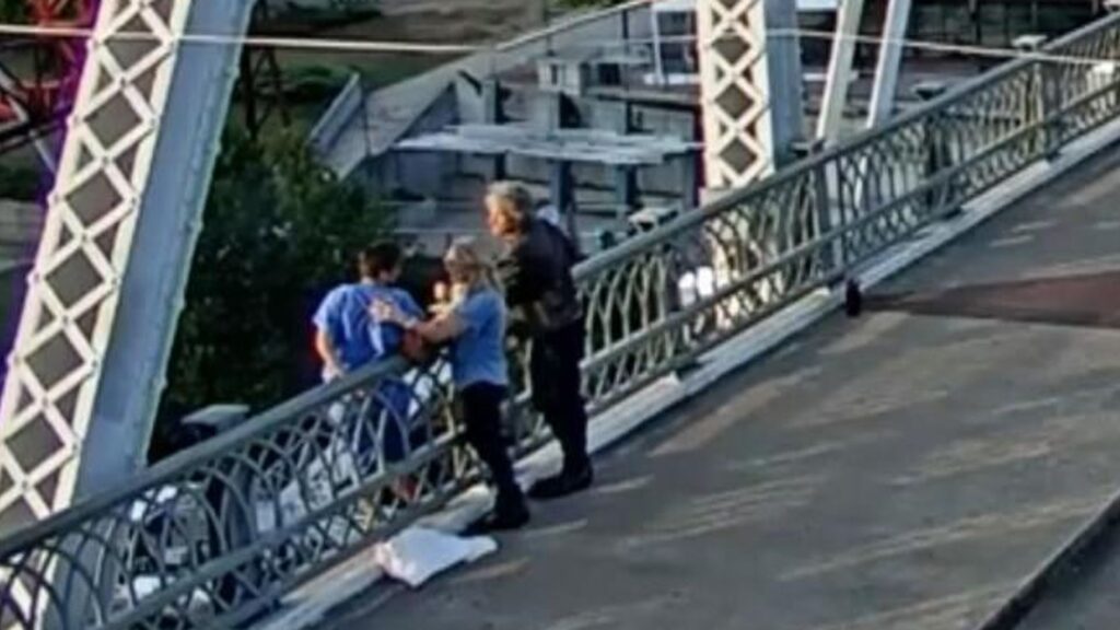 Jon Bon Jovi helps ‘distraught’ woman to step away from ledge of Nashville bridge