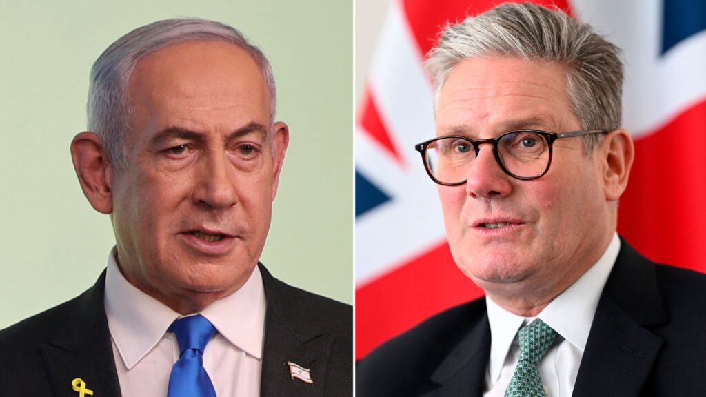 Starmer and Netanyahu fail to meet despite British hopes for talks