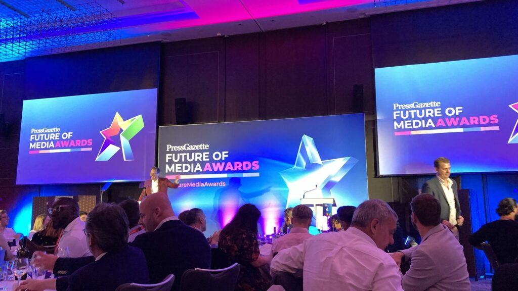 Sky News wins two gongs at Future of Media Awards for Money live blog and podcast series Patient 11