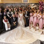 Norwegian royal family pose with princess after she wed American shaman