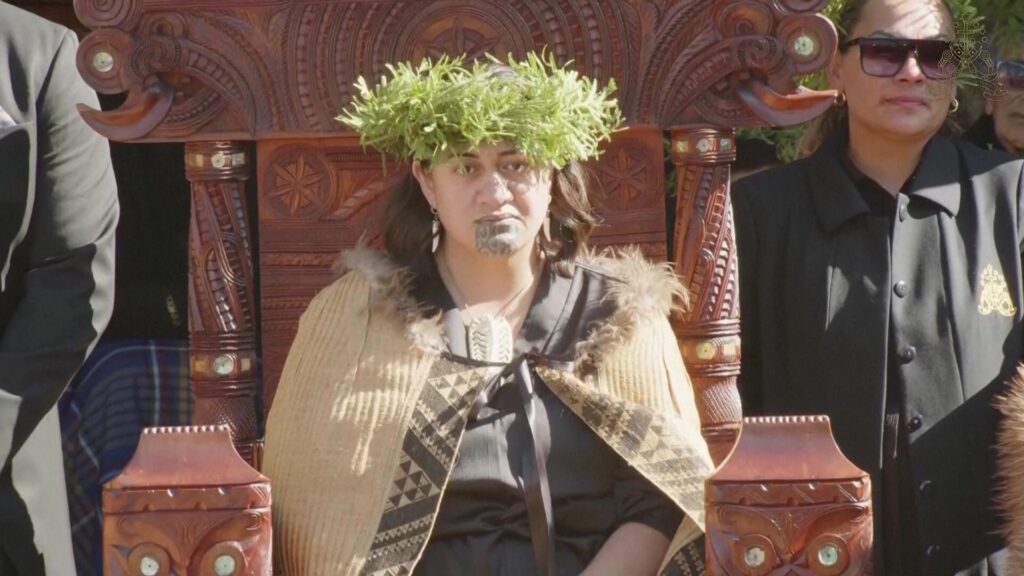 New Zealand’s Maori anoint new queen as funeral held for late king