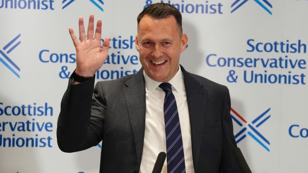 New leader of Scottish Conservatives announced