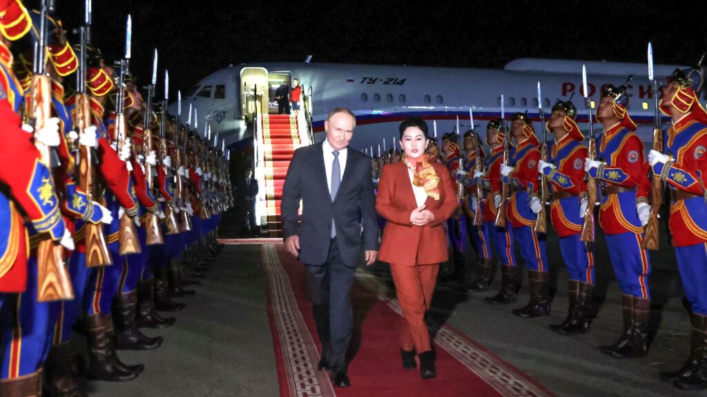 Putin arrives in Mongolia with no fear of war crimes arrest