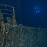 Railings on Titanic’s iconic bow break away and fall to ocean floor