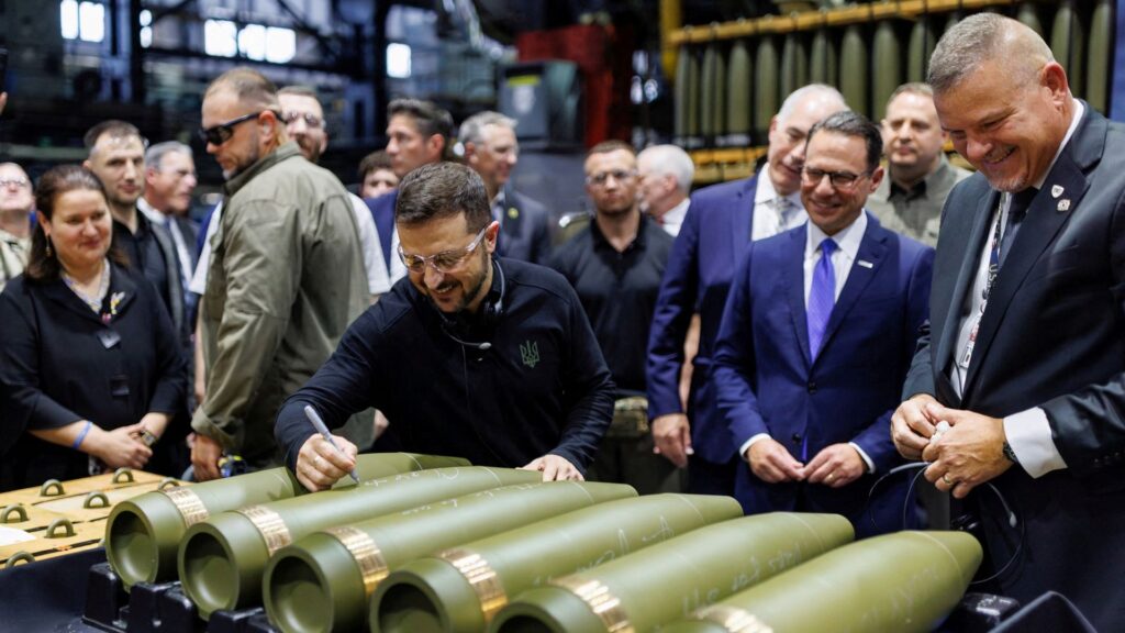 Zelenskyy to present ‘victory plan’ after kicking off key US trip with ammunition factory visit