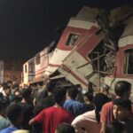 Children among dead and dozens injured after passenger trains collide