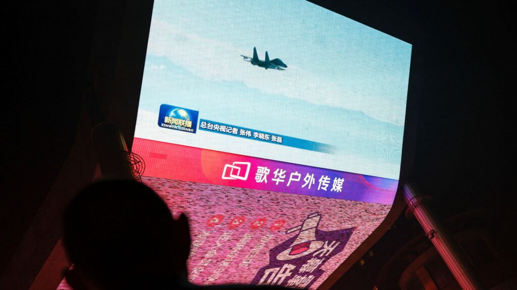 ‘Record’ 125 Chinese aircraft and 17 warships involved in military exercise, says Taiwan