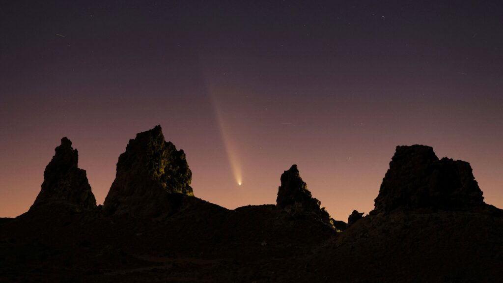 ‘Comet of the century’ captured in photos