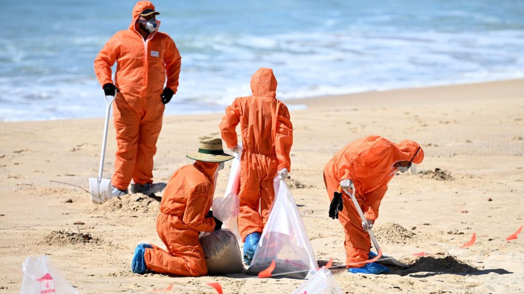 Sydney beaches reopen as composition of ‘mystery’ balls revealed