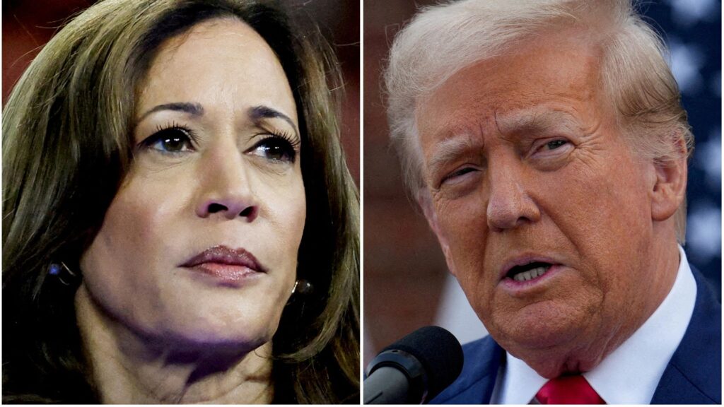 Harris prepared to challenge Trump if he prematurely declares victory, as he calls her ‘lazy’ – with two weeks to go