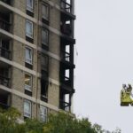 Fire breaks out at block of flats – with around 30 people evacuated