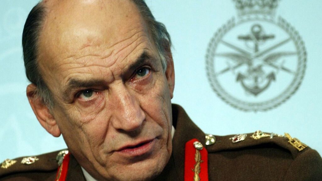 General Sir Mike Jackson , former head of the British Army, dies