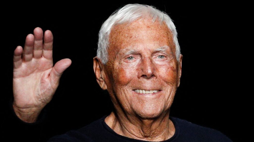 Designer Armani reveals when he plans to retire