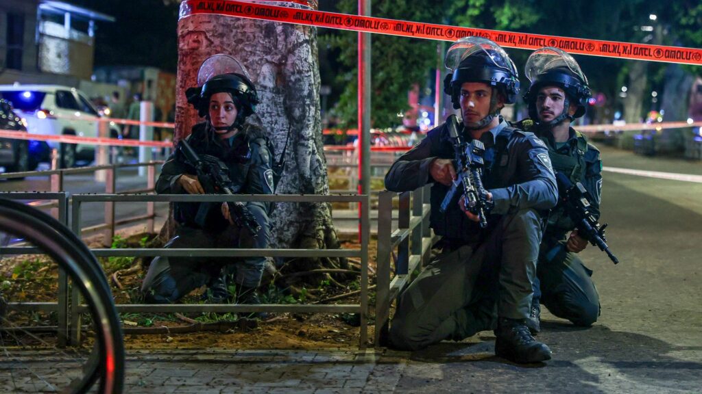 Six killed in Tel Aviv shooting – just moments before missile attack