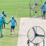 Pakistan use patio heaters and giant fans on pitch ahead of final test against England