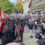 Police arrest 17 protesters during demonstrations over Middle East conflict