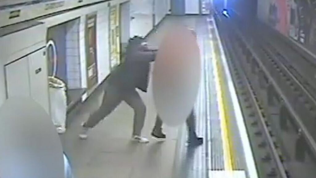 Homeless man who pushed stranger into path of oncoming Tube train jailed