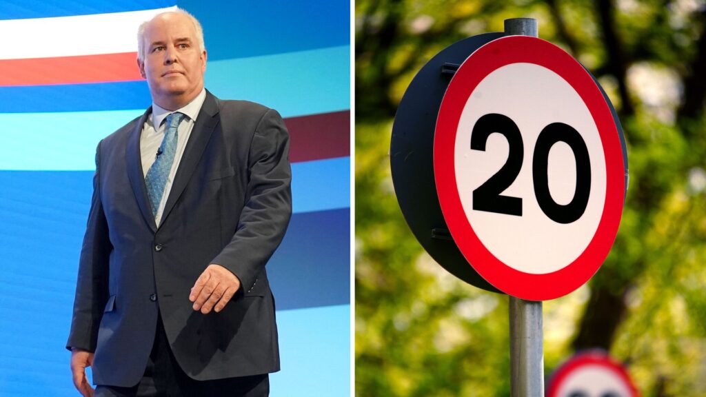 Welsh Tory leader broke parliamentary rules over post on 20mph speed limit