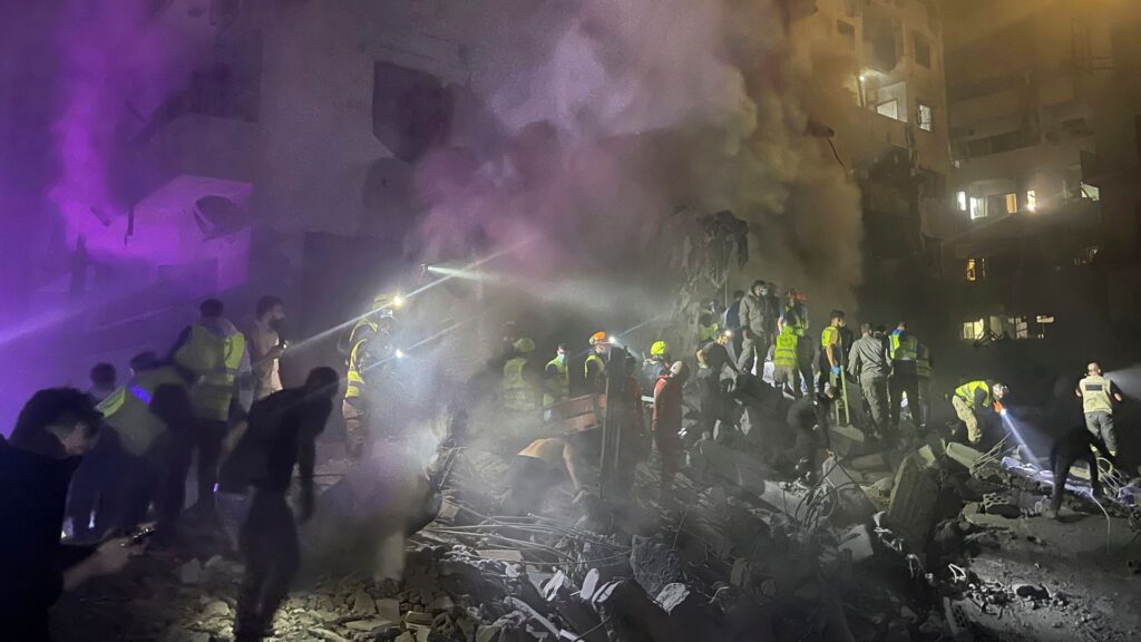 At least 11 killed in Israeli strikes on central Beirut, Lebanese authorities say