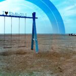 The Caspian Sea used to lie beneath these swings. Now it’s shrunk