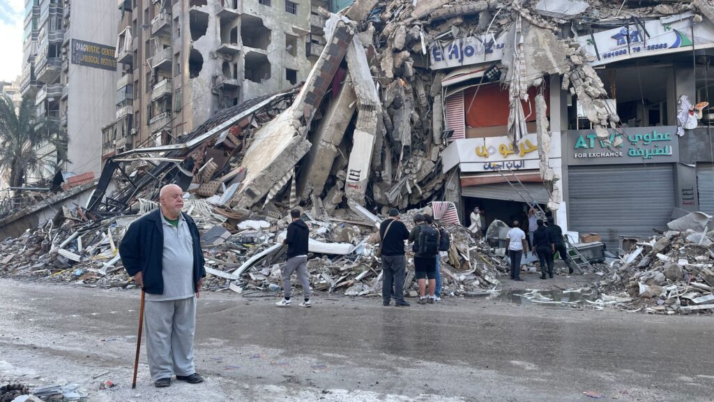 Hezbollah flags still fly in Lebanon as the fragile peace deal continues to hold