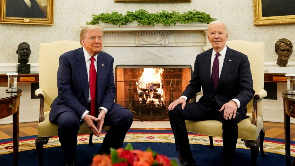 Biden welcomes Trump at White House – for meeting president was never offered