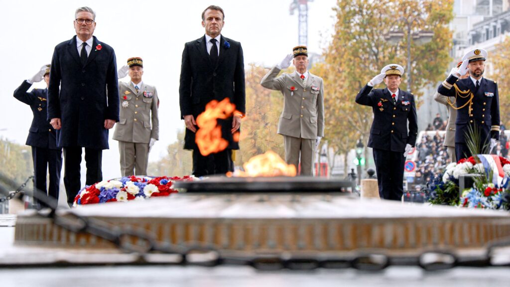 Starmer marks Armistice Day in Paris – the first PM to do so since Churchill