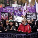 Thousands protest against sexual violence in France as Gisele Pelicot trial continues