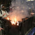 Police use water cannon and pepper spray as Georgia EU protests continue