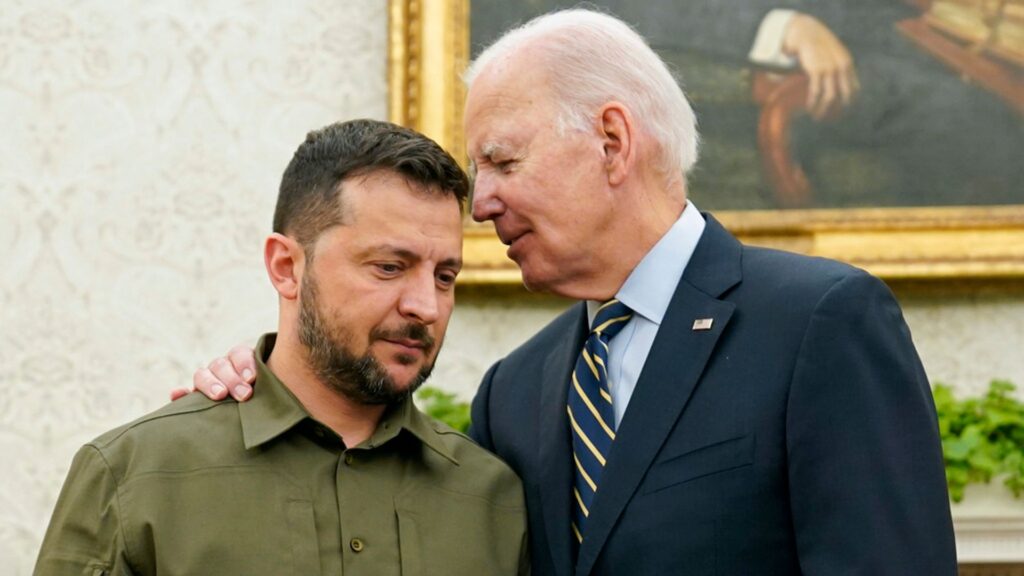 Biden allows Kyiv to begin firing US rockets deep into Russia – as Starmer calls on allies to ‘double down’ on support